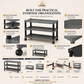Premium Multipurpose Plastic Shoe Rack | 2 Tier & 3 Tier Storage Shelf with Wheels