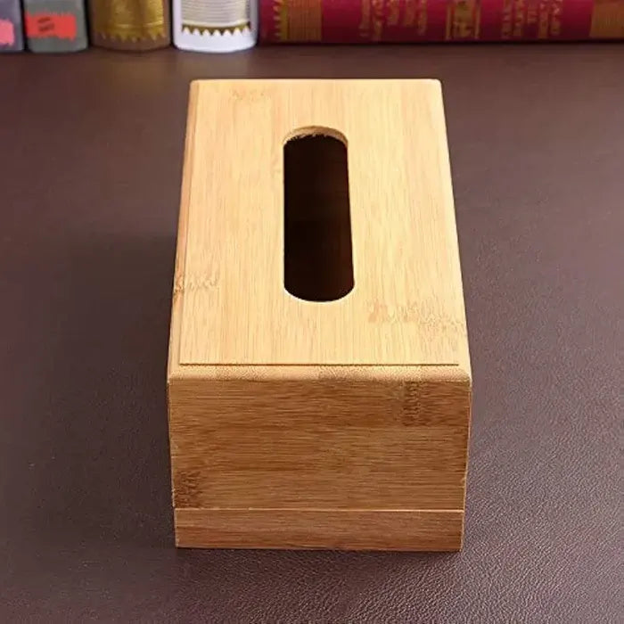Bamboo Wooden Tissue Box